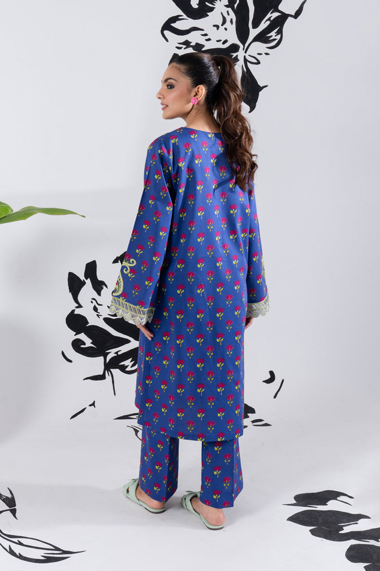 2 Piece - Printed Lawn Suit - GLV1-11