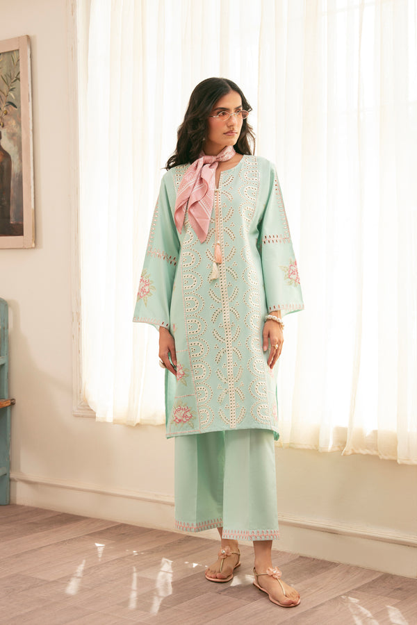 2 Piece - Embroidered Lawn Suit - V5 - 03