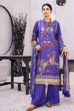 3PC Digital Printed and Embroidered – Viscose – D05